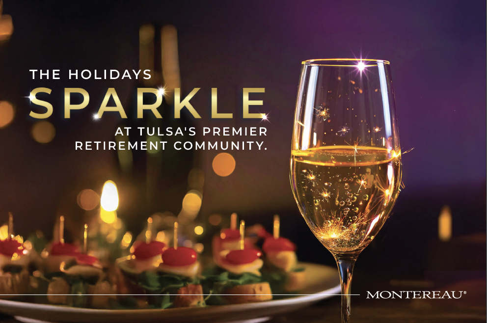 The Holidays Sparkle at Tulsa's Premier Retirement Community event banner